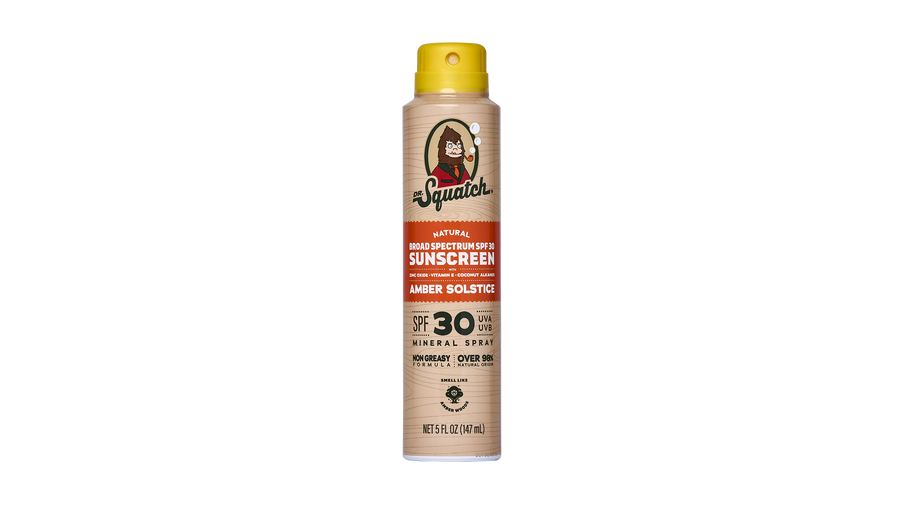 Dr. Squatch Spray | SPF 30 UVA/UVB Protection | Non-Greasy Mineral Sunscreen for Men - Soft Balance