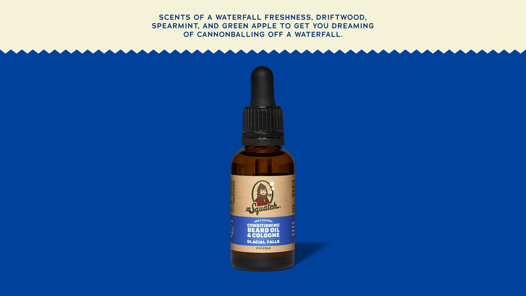 Conditioning Beard Oil & Cologne Glacial Falls - Easy Routine