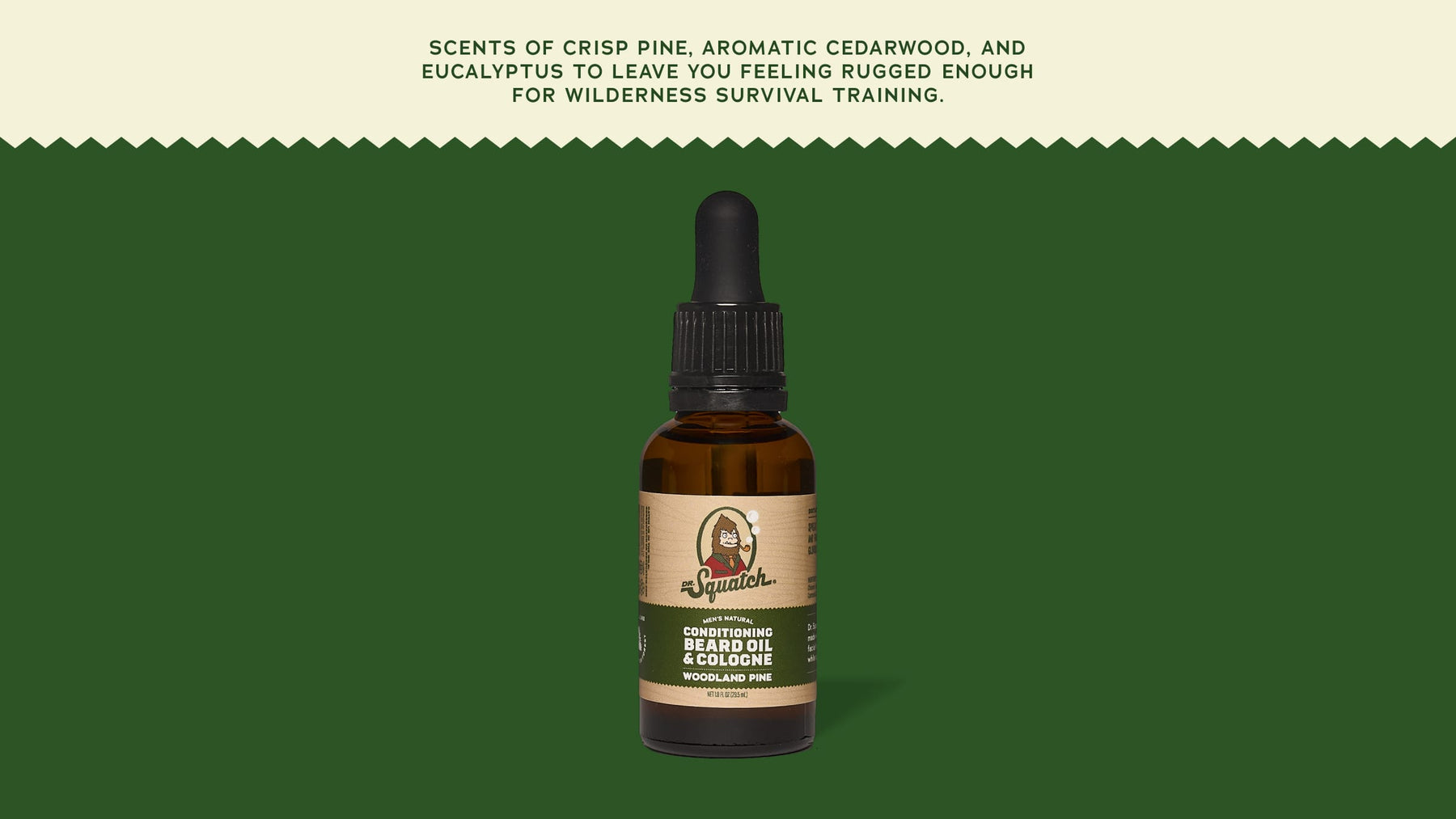 Conditioning Beard Oil & Cologne Woodland Pine - Clean Comfort