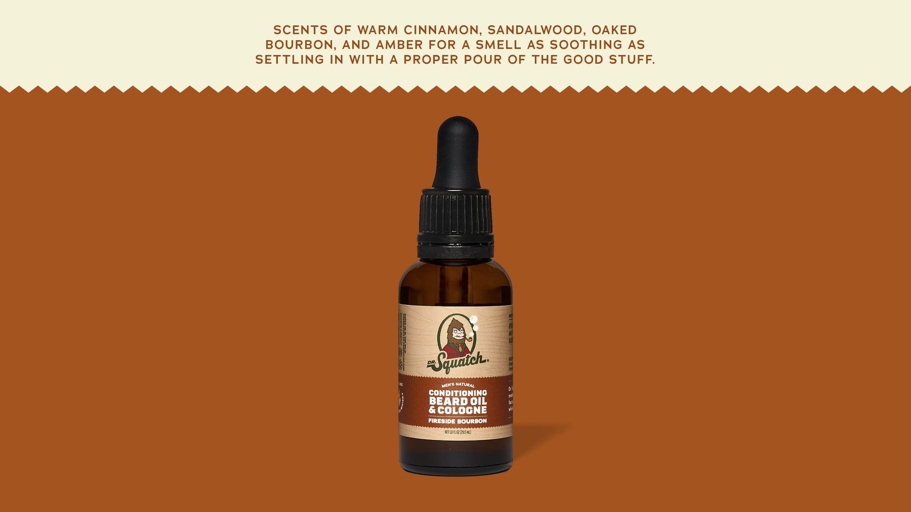 Conditioning Beard Oil & Cologne Fireside Bourbon - Soft Glow