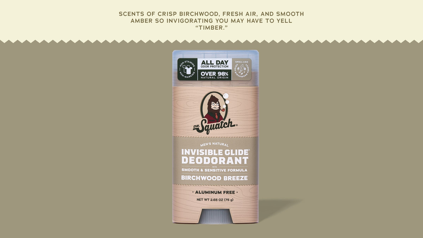 Birchwood Breeze Invisible Glide Deodorant - Cozy Glow