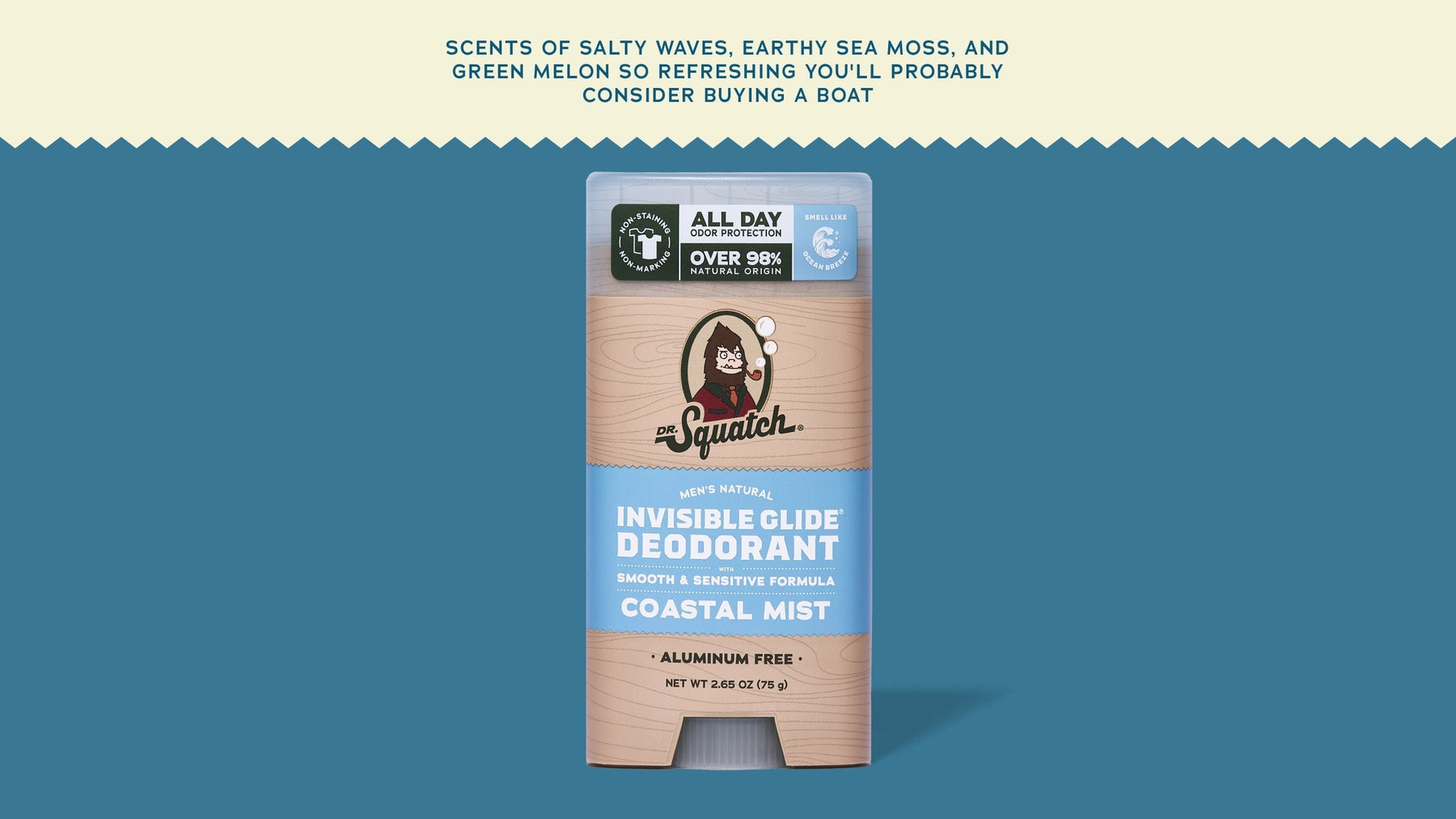 Coastal Mist Invisible Glide Deodorant - Warm Blend