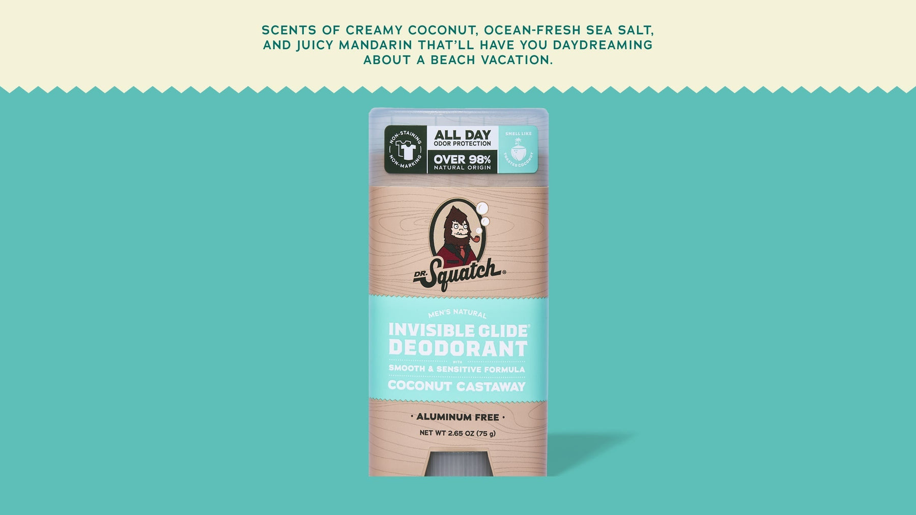 Coconut Castaway Invisible Glide Deodorant - Fresh Routine
