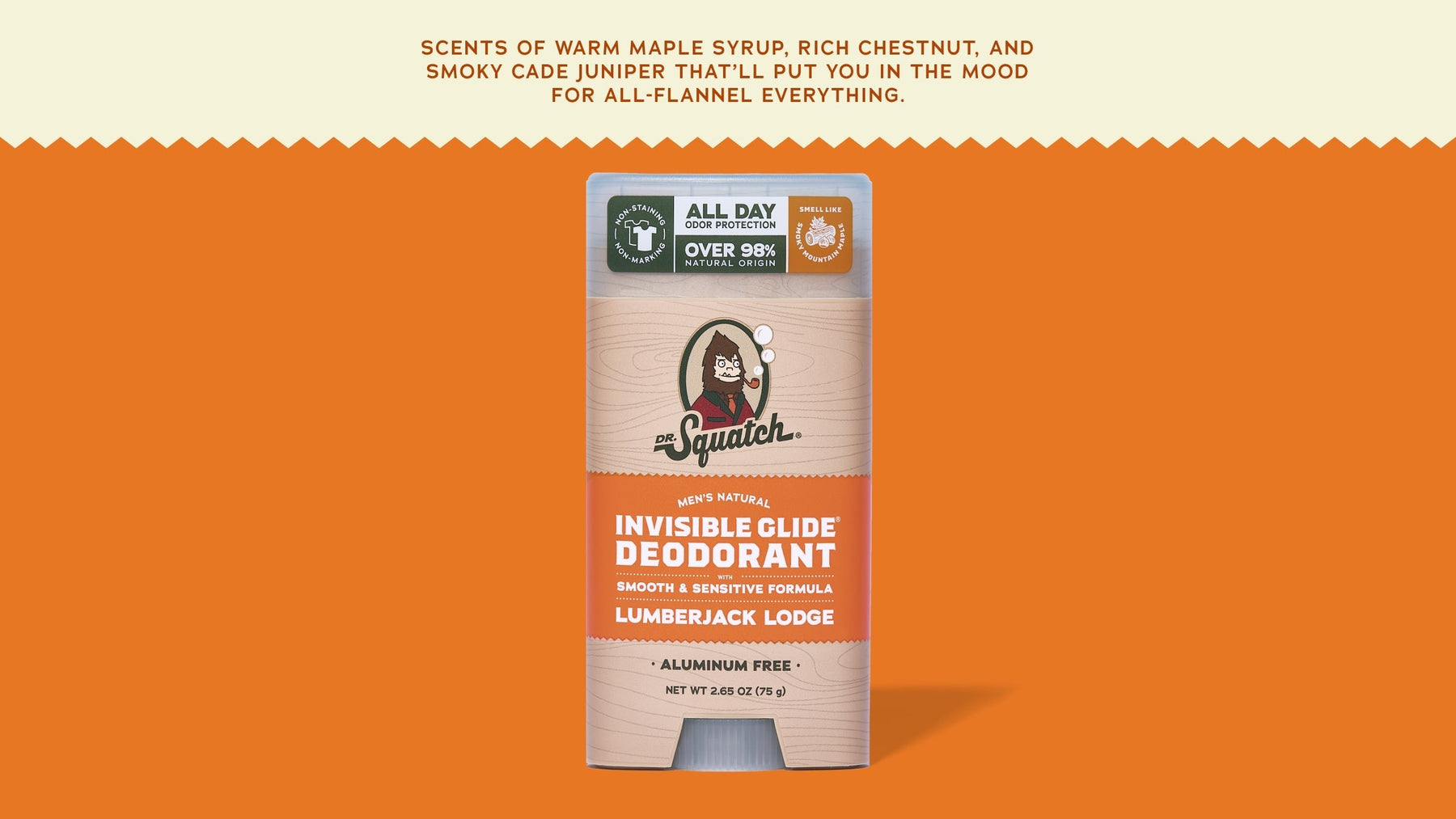 Lumberjack Lodge Invisible Glide Deodorant - Bright Scent