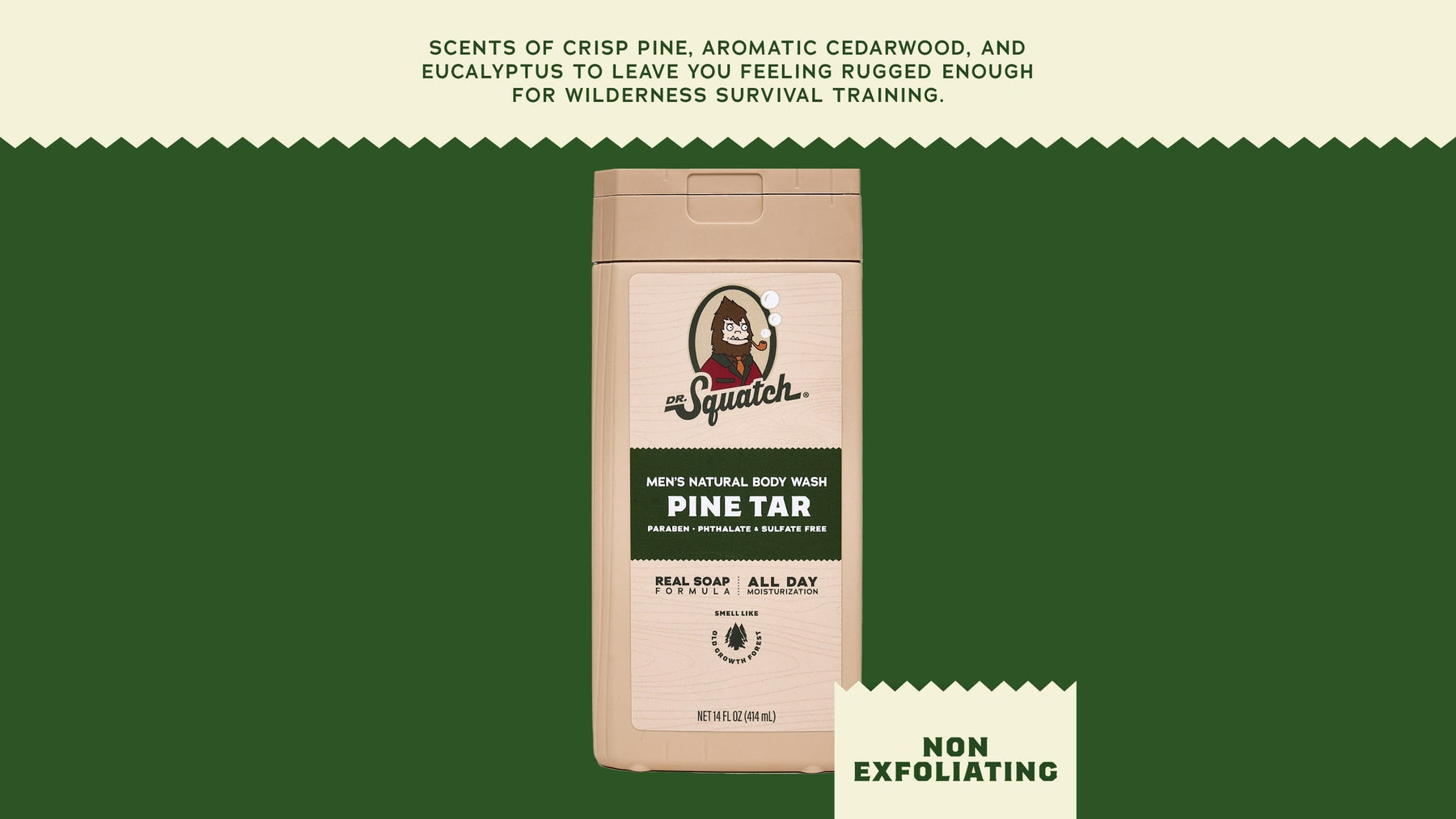14 oz Pine Tar Body Wash - Easy Spritz