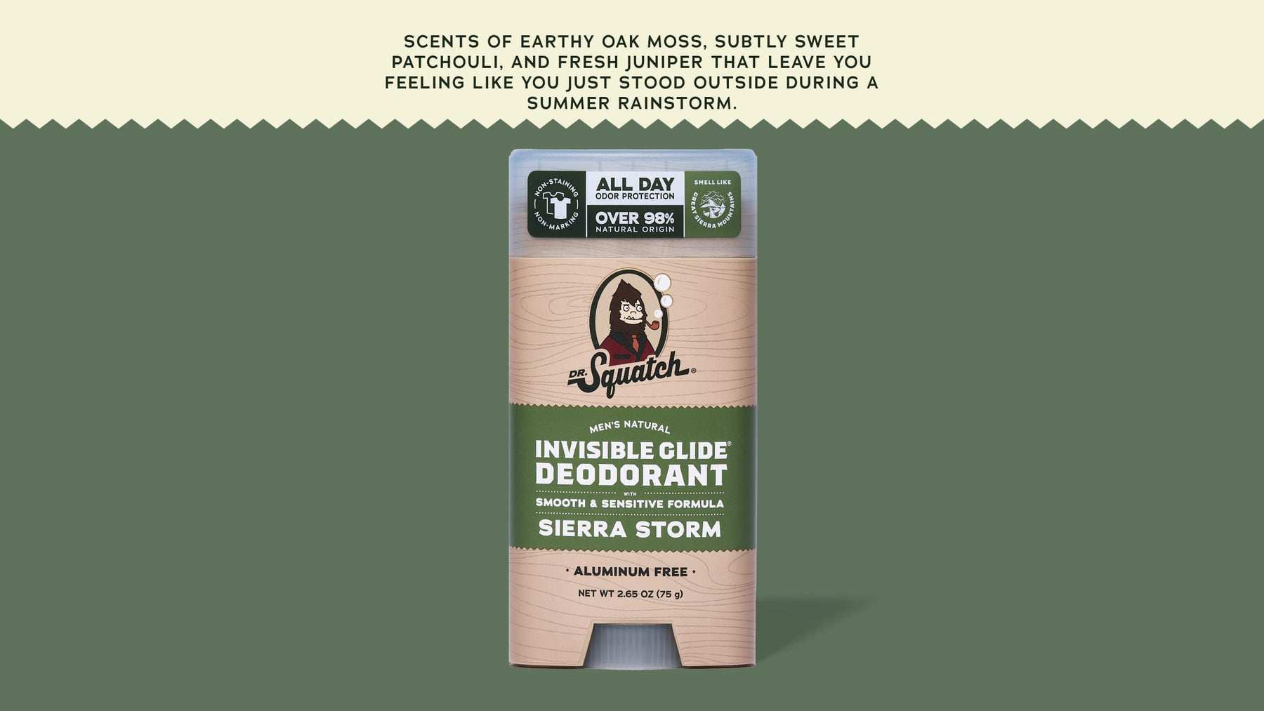 Sierra Storm Invisible Glide Deodorant - Daily Scent