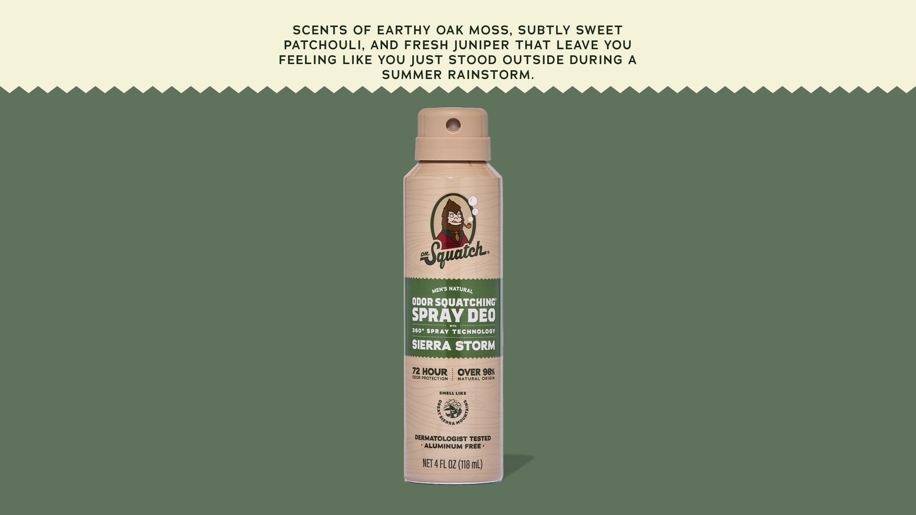 Sierra Storm Spray Deodorant - Home Glow