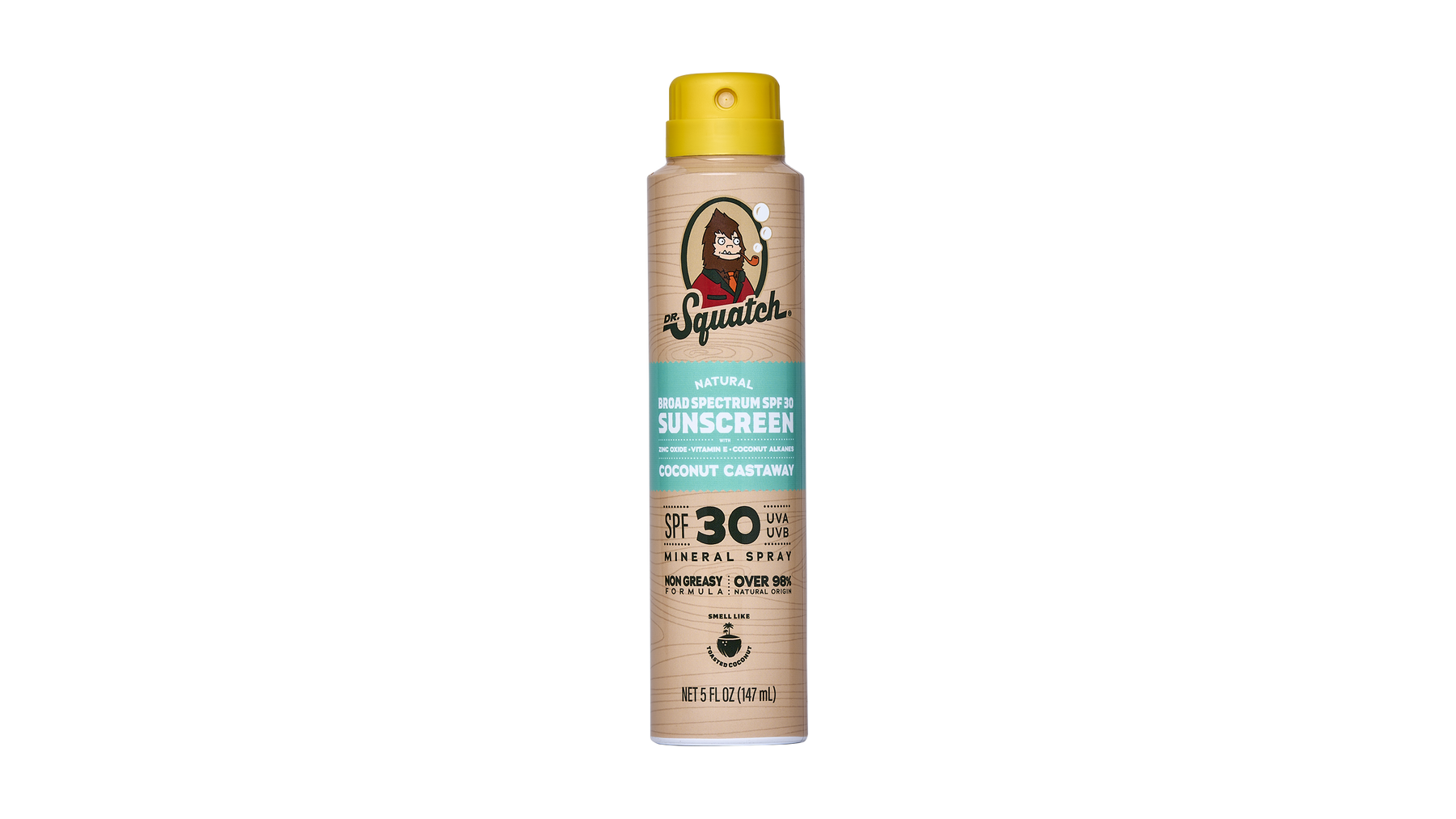 Dr. Squatch Spray | SPF 30 UVA/UVB Protection | Non-Greasy Mineral Sunscreen for Men - Soft Balance