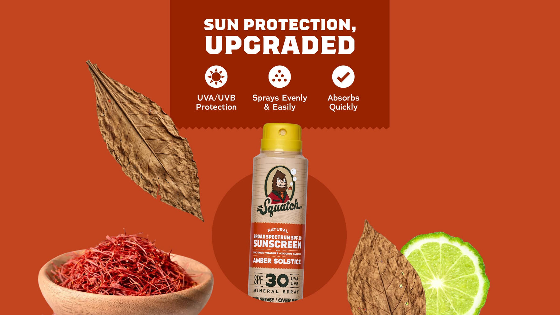 Amber Solstice Spray Sunscreen - Bright Finish
