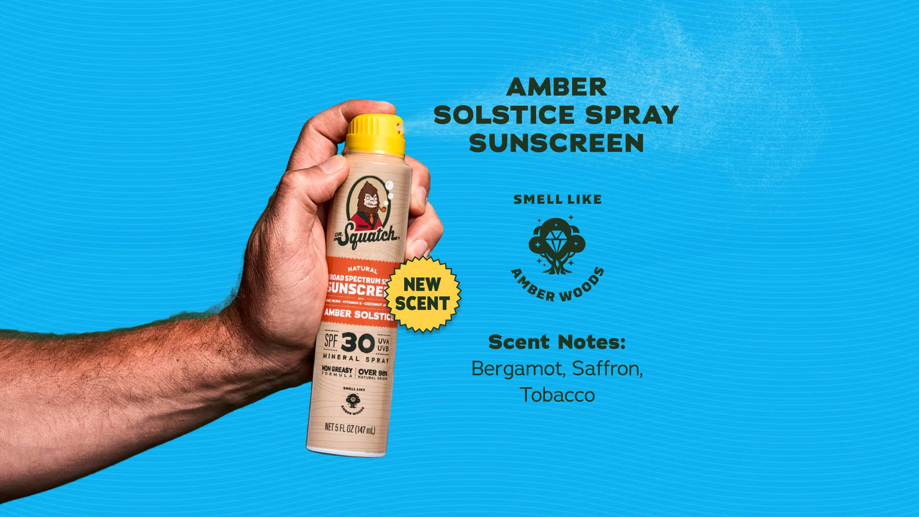 Amber Solstice Spray Sunscreen - Bright Finish