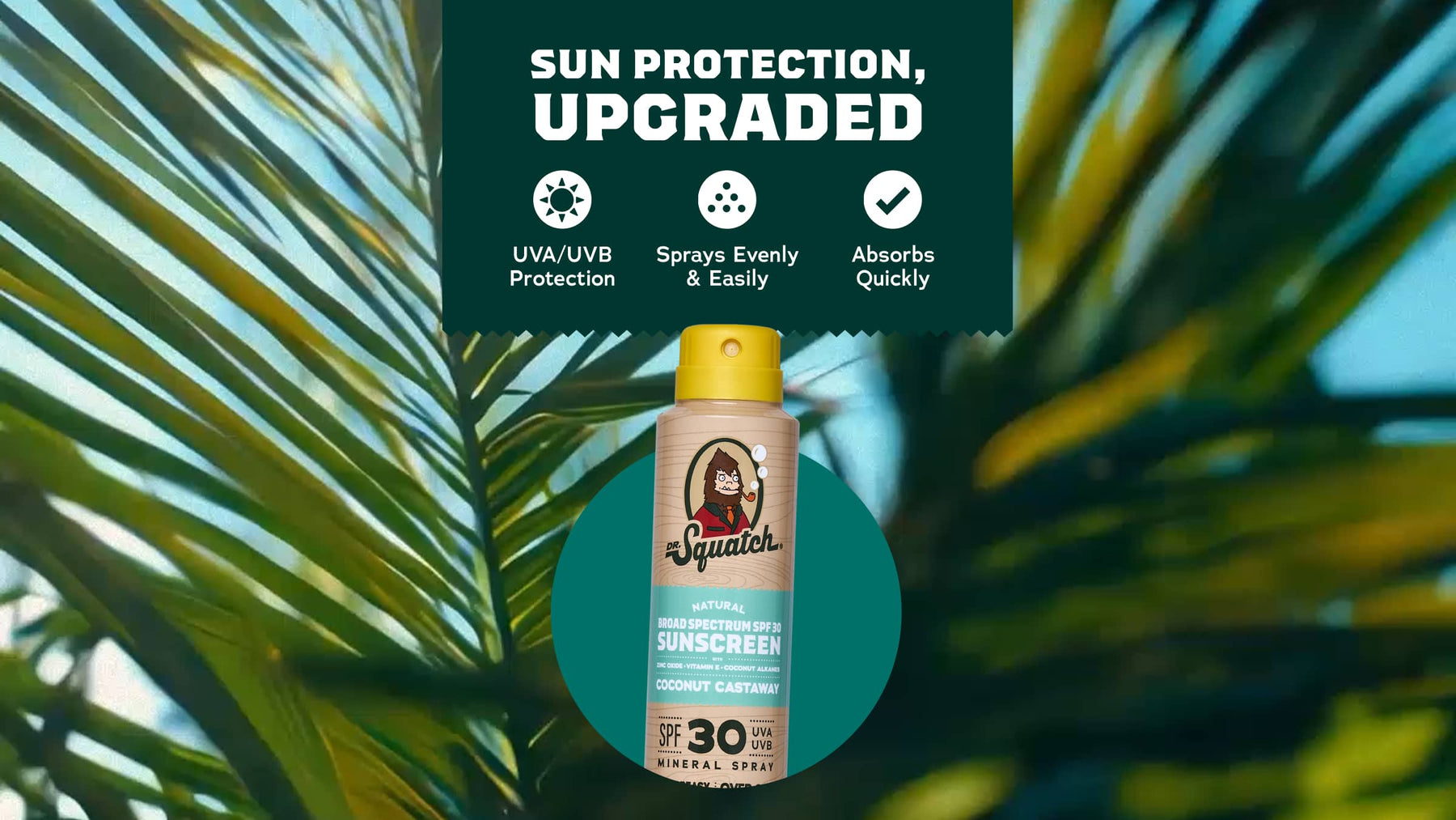 Coconut Castaway Spray Sunscreen - Daily Clean