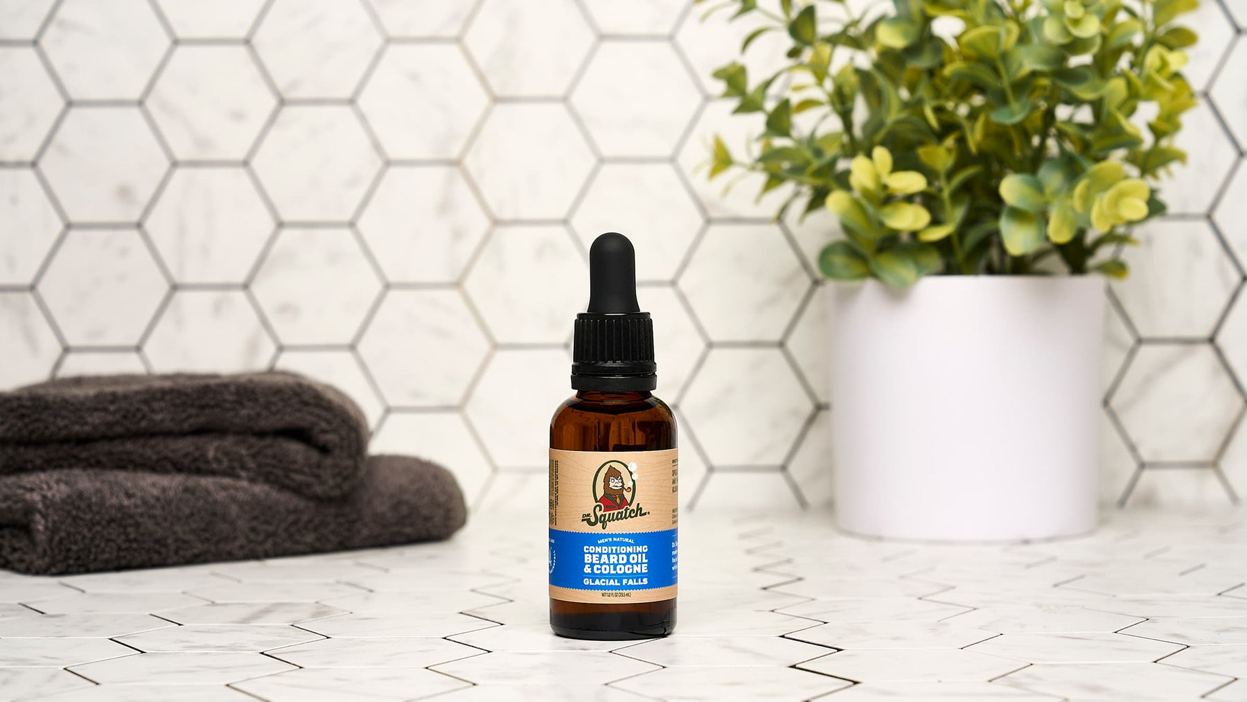 Conditioning Beard Oil & Cologne Glacial Falls - Easy Routine
