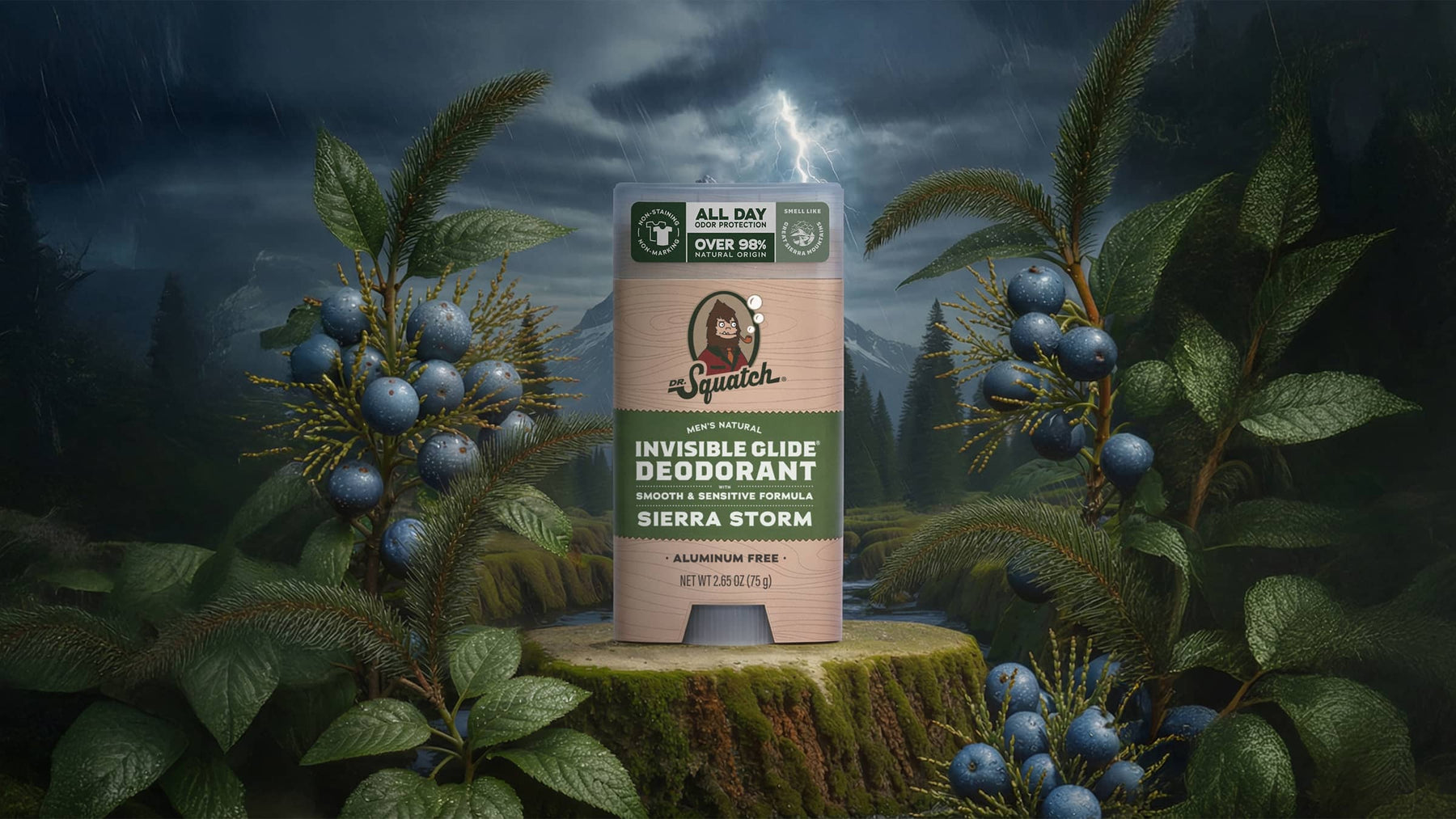 Sierra Storm Invisible Glide Deodorant - Daily Scent