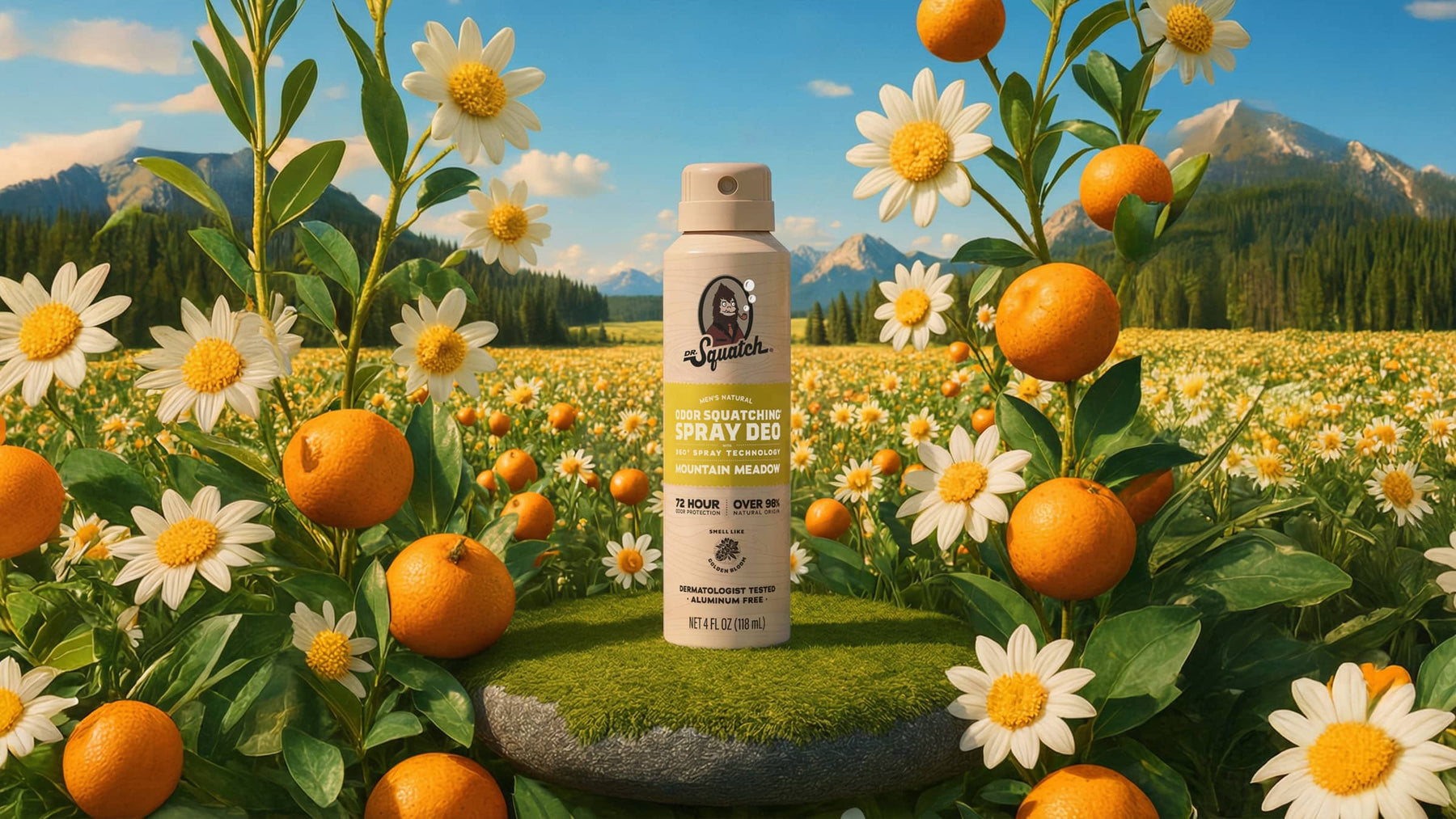 Mountain Meadow Spray Deodorant - Home Glow