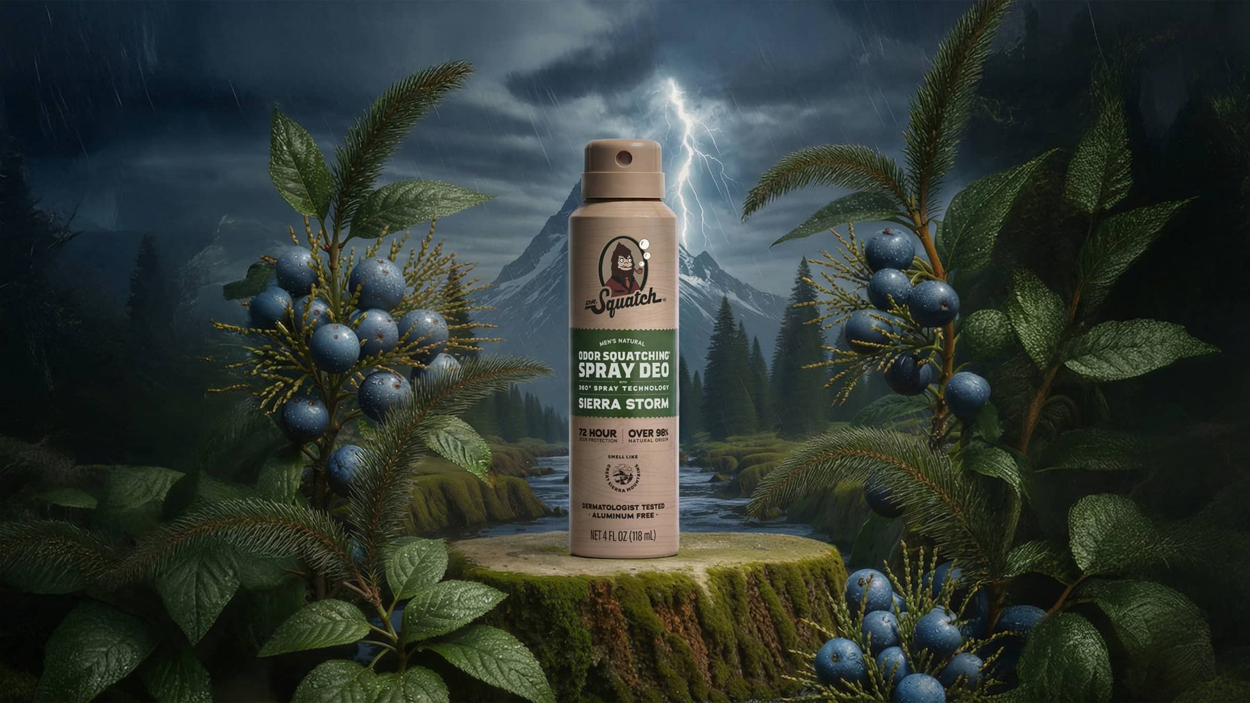 Sierra Storm Spray Deodorant - Home Glow