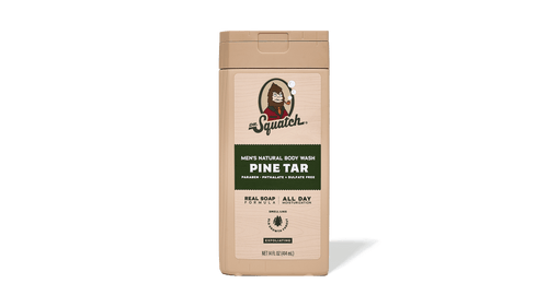 14 oz Pine Tar Exfoliating Body Wash - Bright Scent