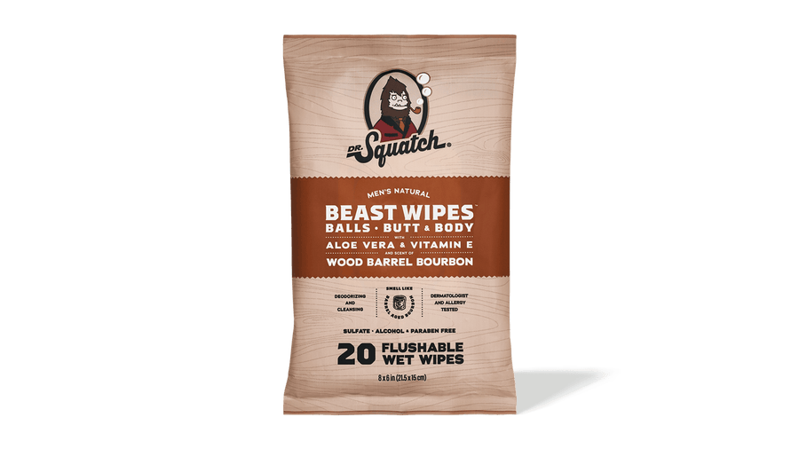 Wood Barrel Bourbon Wipes - Smooth Touch